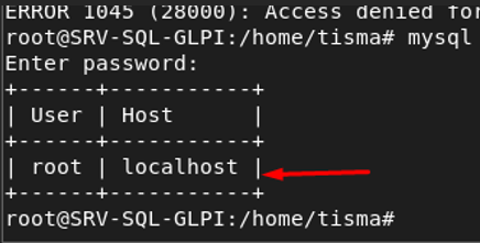 Erreur 1045 Access denied en distant + root | localhost en local